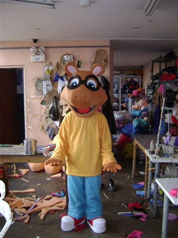 Educational Bear mascot Arthur Character costume