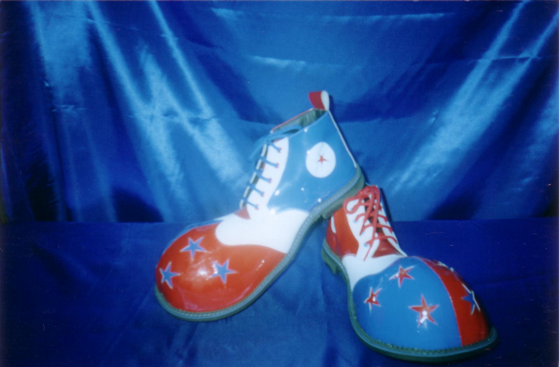 Clown shoes for circus and parades