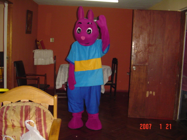 backyardigans Purple Kangaroo backyardigans mascot character costume